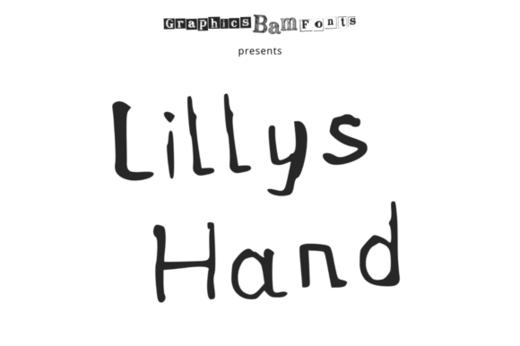 Lillys Hand Font preview 2