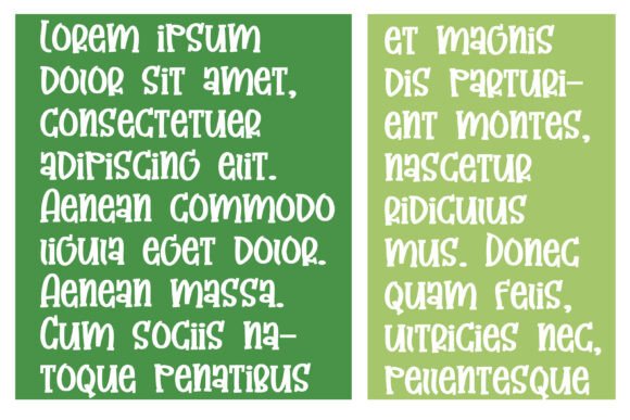 Lime Green Font preview 3