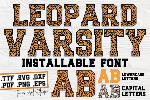 Ab Leopard Varsity Font