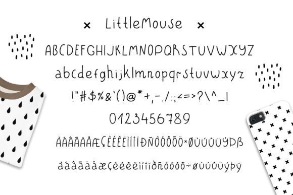 Little Bear & Little Mouse Duo Font preview 3