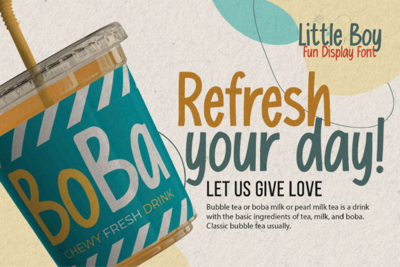 Little Boy Font preview 4