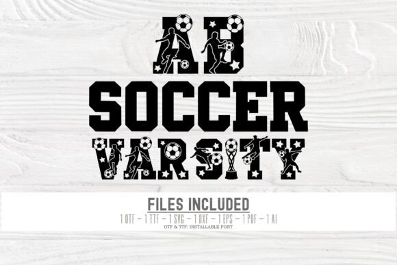 Ab Soccer Varsity Font preview 2