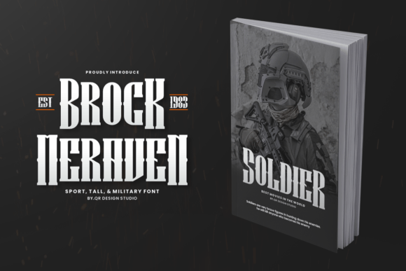 Brock Meraven Font preview 2