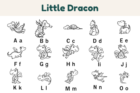 Little Dragon Font preview 2