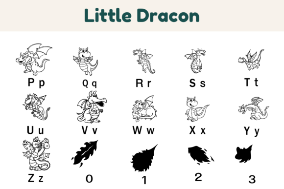 Little Dragon Font preview 3