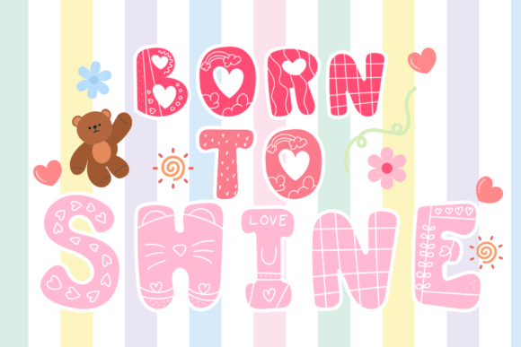 Little Girl Font preview 2