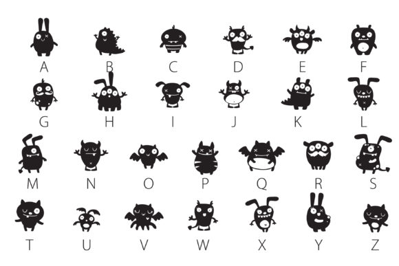Little Monsters Font preview 3