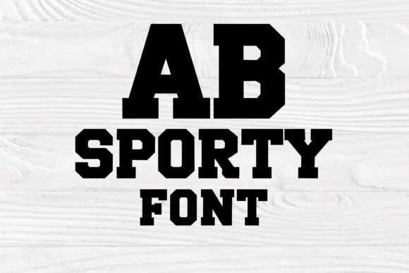 Ab Sporty Font preview 2