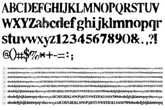 Llcooper Font preview 3