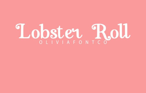 Lobster Roll Font preview 2