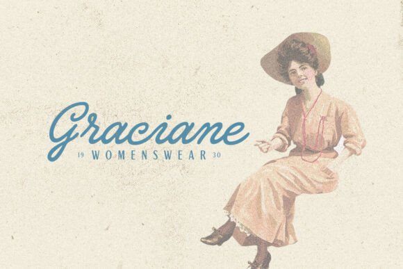 Lodiane Script Font preview 3