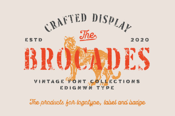 Brocades Font Brocades Font