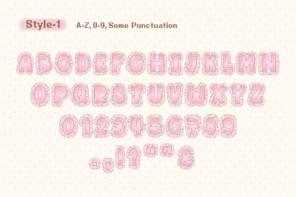 Lolita Coquette Font preview 3