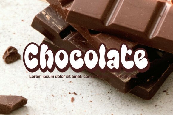 Lollipop Candy Groovy Font preview 2