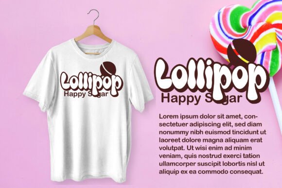 Lollipop Candy Groovy Font preview 3