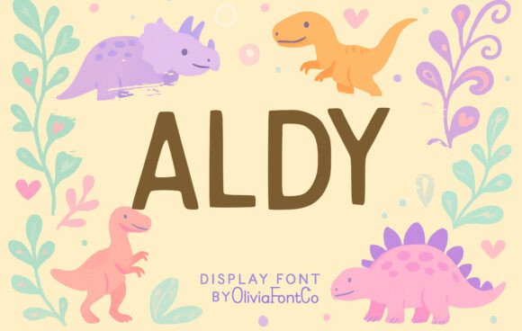 Aldy Font preview 2