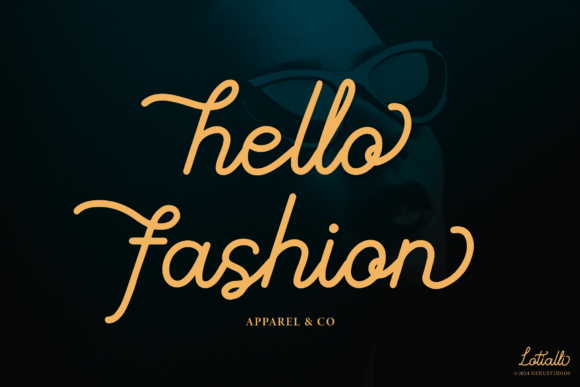 Lotialli Font preview 3