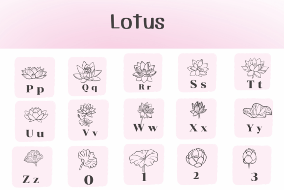 Lotus Font preview 4