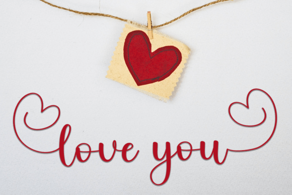 Love Font preview 4