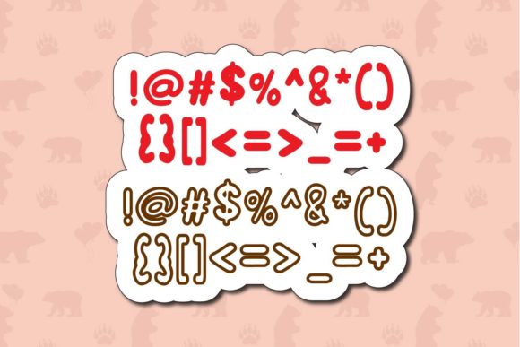 Love Bear Font preview 4
