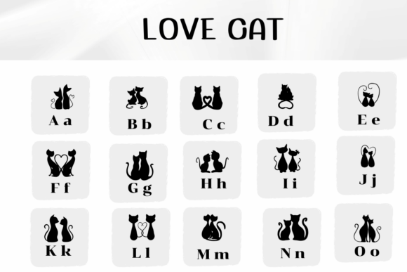 Love Cat Font preview 2