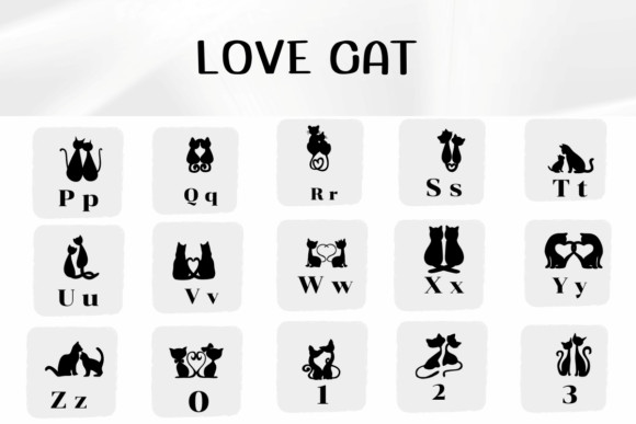 Love Cat Font preview 3