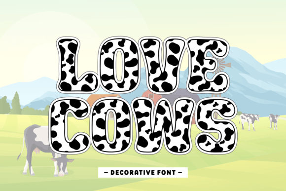 Love Cows Font
