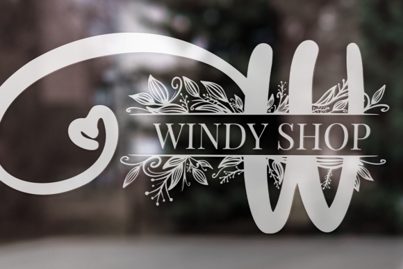 Love Eberline Monogram Font Font preview 2