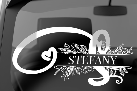 Love Eberline Monogram Font Font preview 3