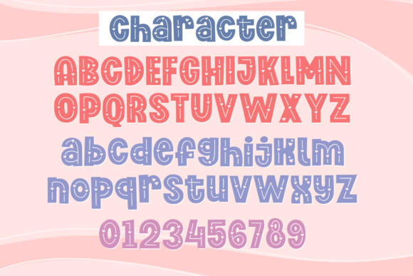 Love Hugs Font preview 2