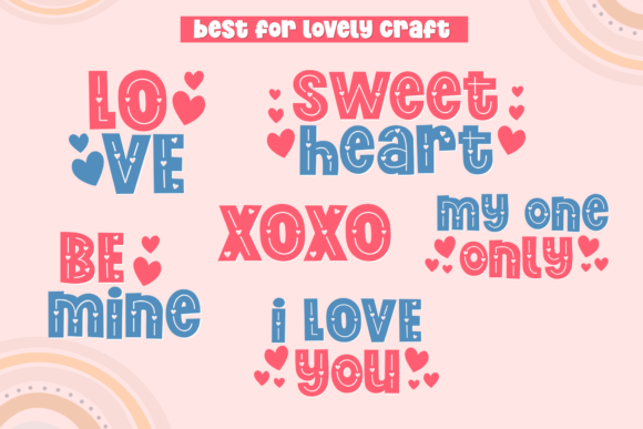 Love Hugs Font preview 4