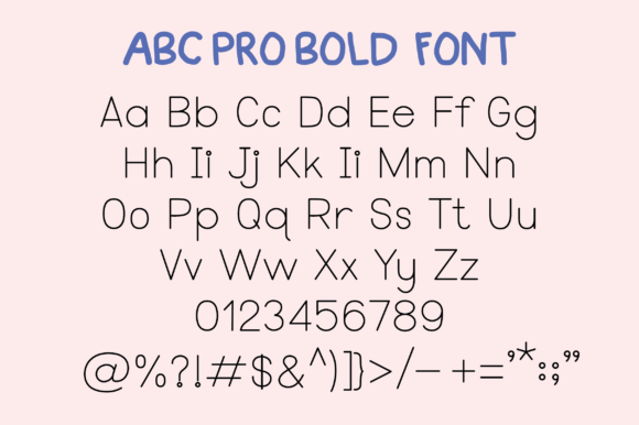 Abc Pro Tracing Dot Font preview 4