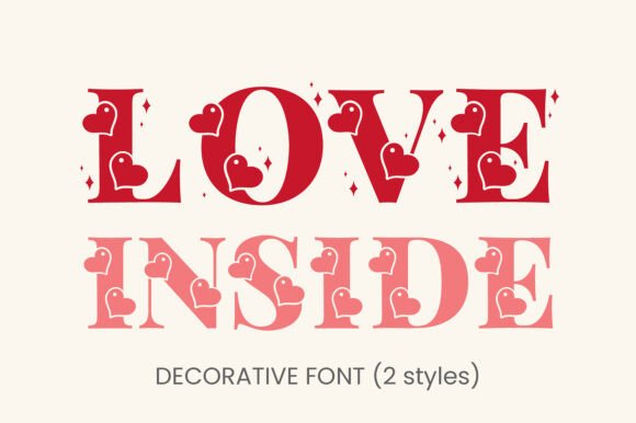 Love Inside Font