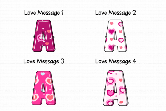 Love Message Font preview 2