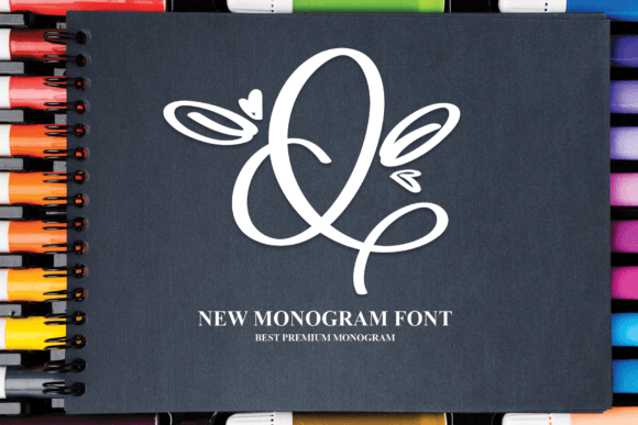 Love Monogram Font preview 4