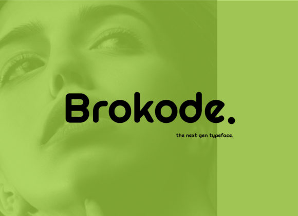 Brokode Modern Typeface Font preview 2
