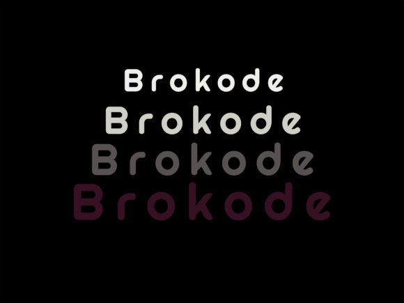 Brokode Modern Typeface Font preview 4