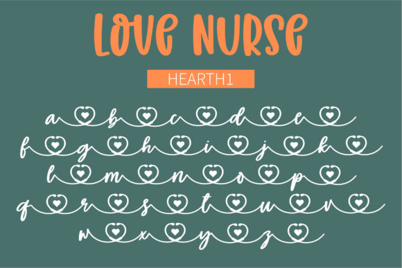 Love Nurse Font preview 2