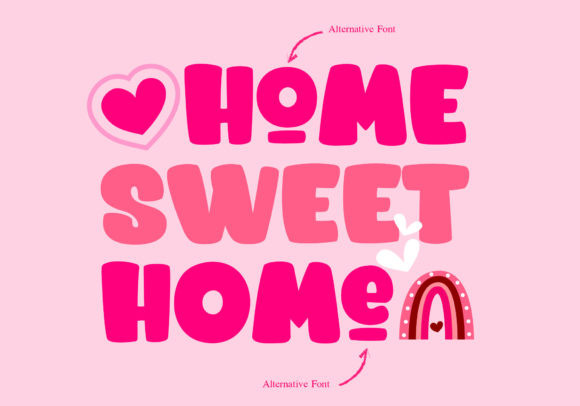 Love Story Font Font preview 3
