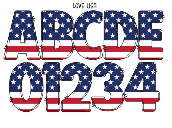 Love Usa Font preview 3