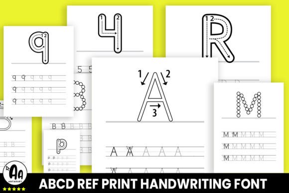 Abcd Ref Dotted Font preview 3