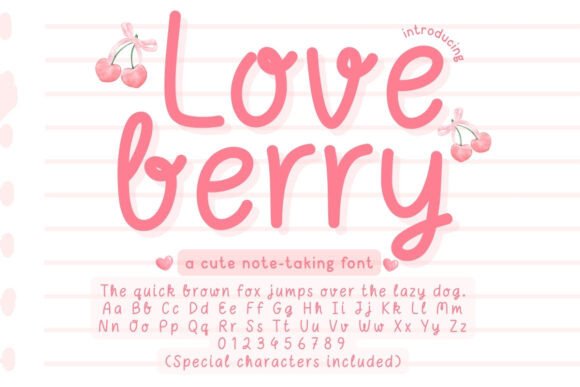 Loveberry Font