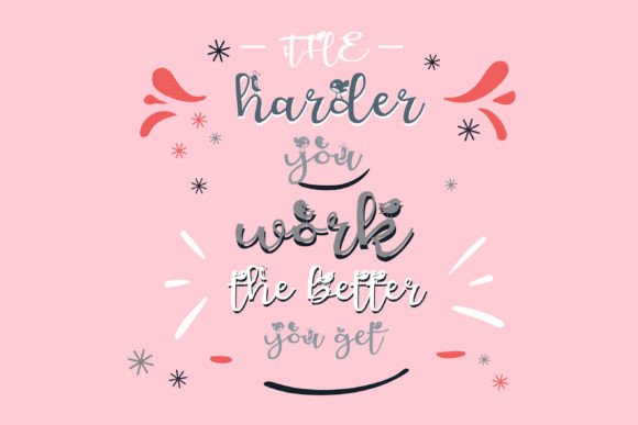 Lovebirds Font preview 3