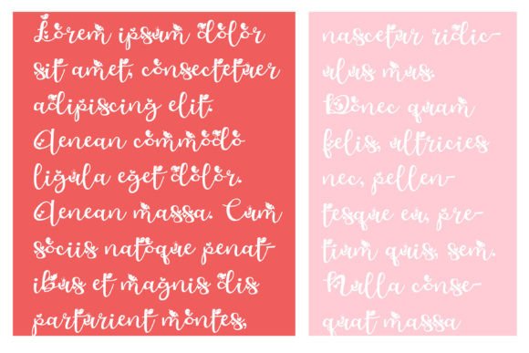 Lovebirds Font preview 4