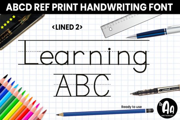 Abcd Ref Lined2 Font