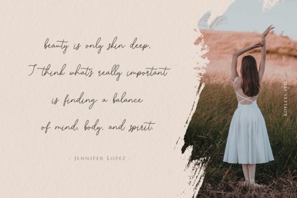 Lovely Pretty Font preview 3