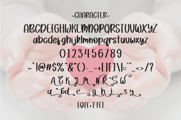 Lovely Smile Font preview 3