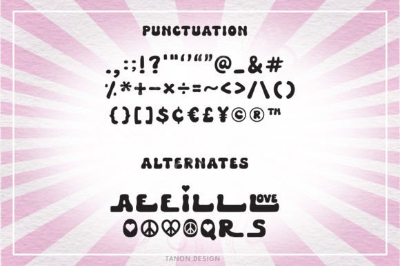 Lovely Retro Font preview 4