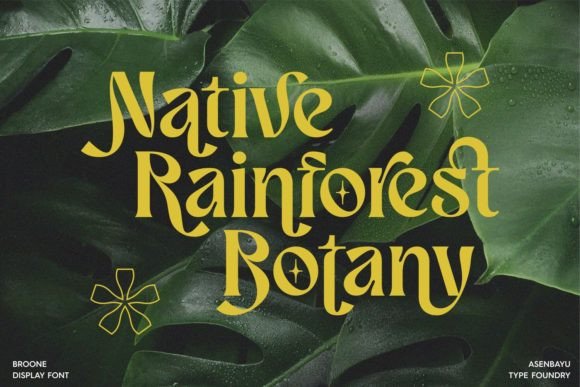 Broone Font preview 2