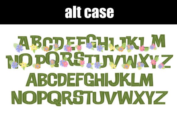 Luau Green Font preview 4